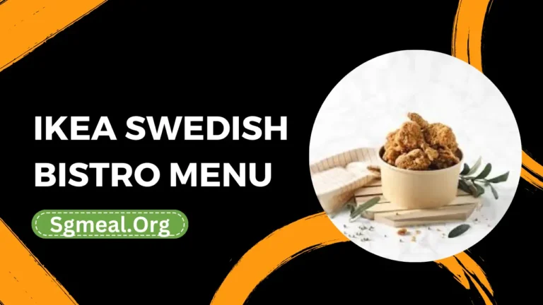 Ikea Swedish Bistro Menu Prices In Singapore