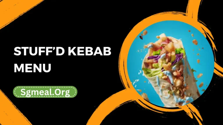 Stuff’d Kebab Menu Prices In Singapore