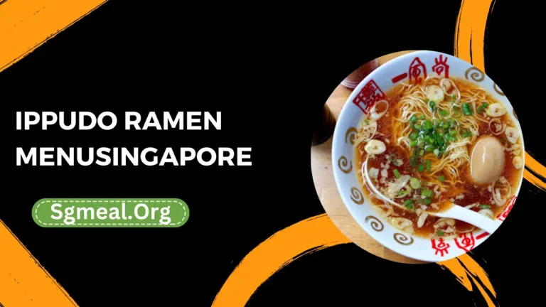 Ippudo Ramen Menu Prices In Singapore