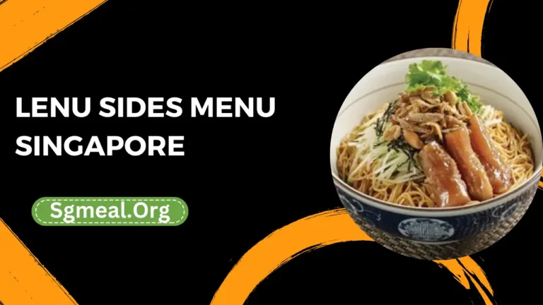 Lenu Sides Menu Prices In Singapore