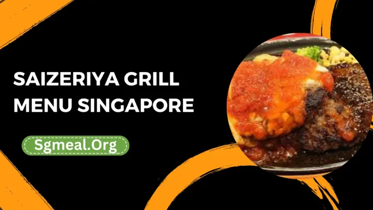 Saizeriya Grill Menu Prices In Singapore