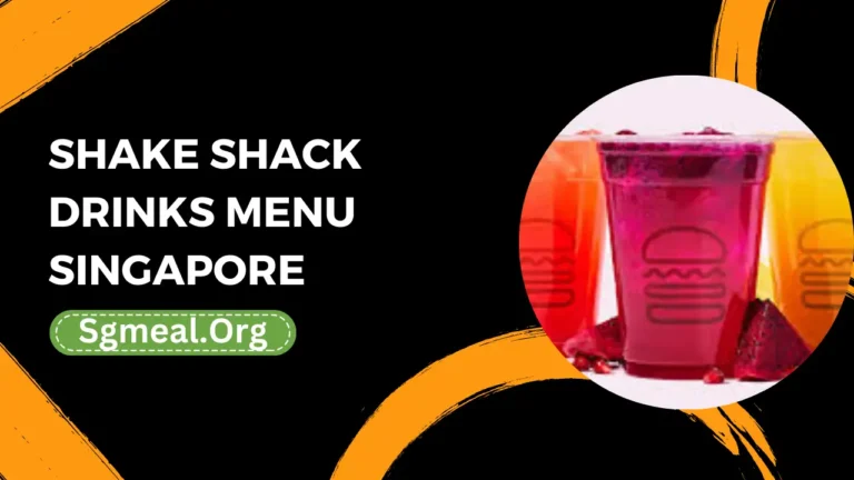 Shake Shack Drinks Menu Prices In Singapore