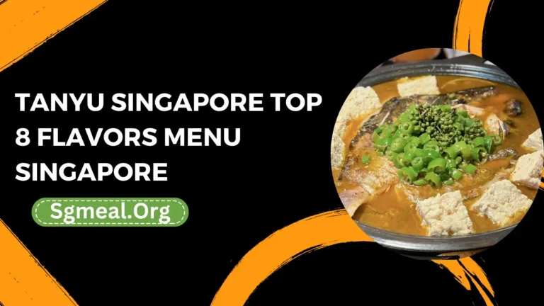 Tanyu Top 8 Flavors Menu Prices In Singapore